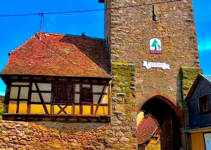 L'etoile Du Vignoble Meuble De Tourisme 4 Etoiles Au Coeur D'un Ranch Alsacien Sur La Route Des Vins - Climatise Dambach-la-Ville